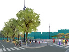 Am�nagement de la Place de la Paix (Pierre-b�nite 69)