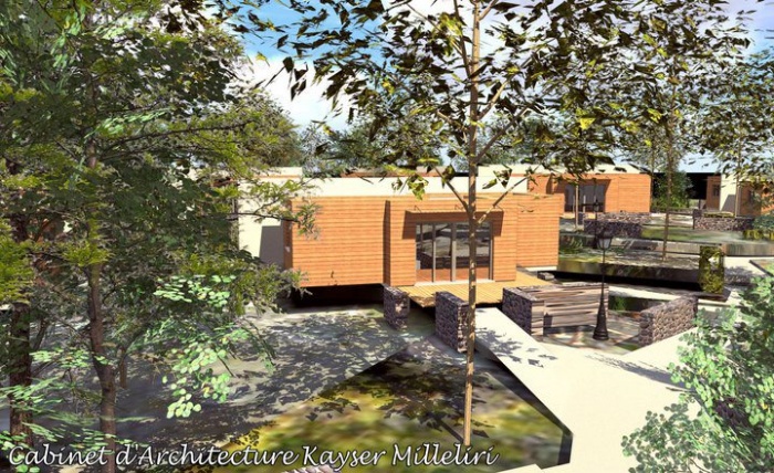 Résidence Contemporaine Bio Climatique Ecologique en Ossature Bois
