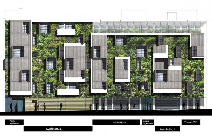 86 logements  Marseille (13) - 2012 : 01-FACADE