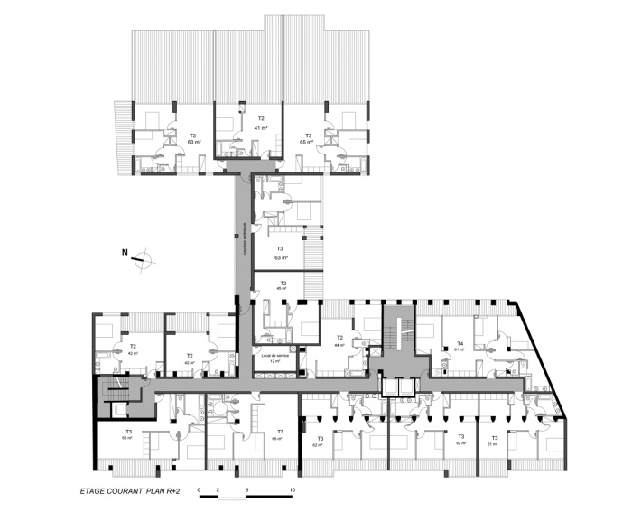 86 logements  Marseille (13) - 2012 : 04-R+2