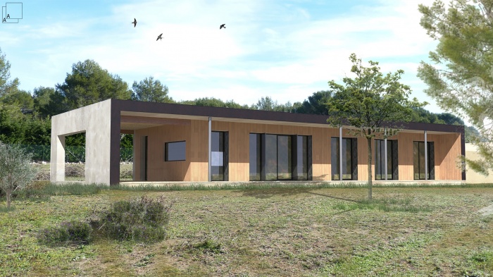 Conception d’une maison contemporaine en bois